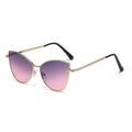 Metal Cat Eye Butterfly Sunglasses - Color_2