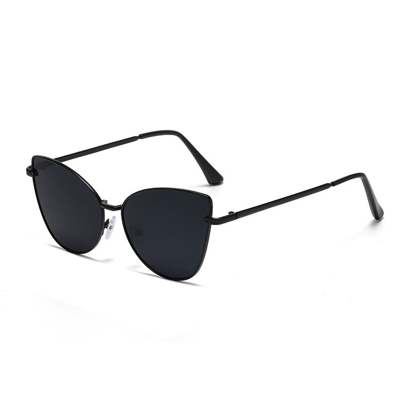 Metal Cat Eye Butterfly Sunglasses - Color_5