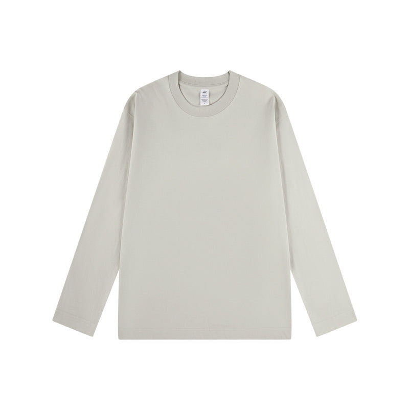 Soft Jersey Long Sleeve Crew Neck Top - Birch