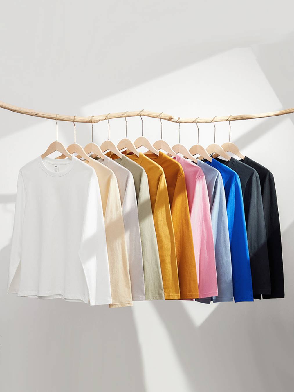Soft Jersey Long Sleeve Crew Neck Top