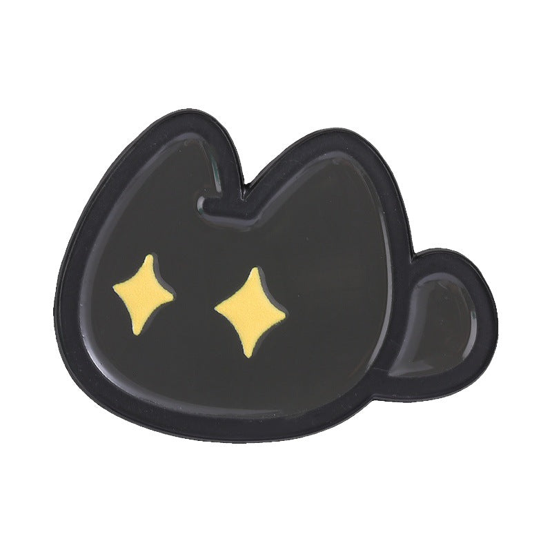 Chubby Kitty Brooch Pin for Jackets and Bags - C3