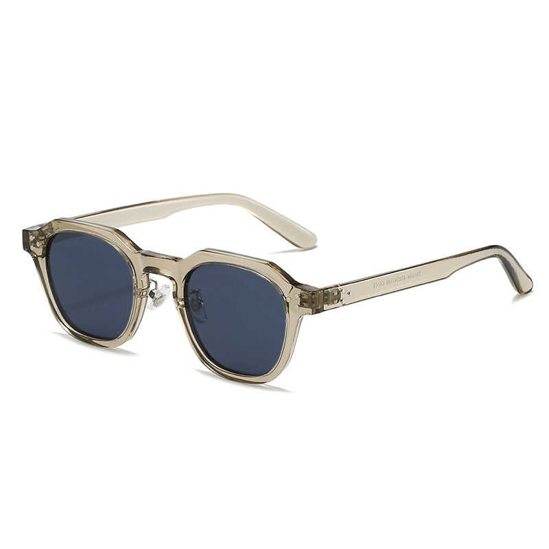 Keyhole Bridge Square Frame Sunglasses - C06