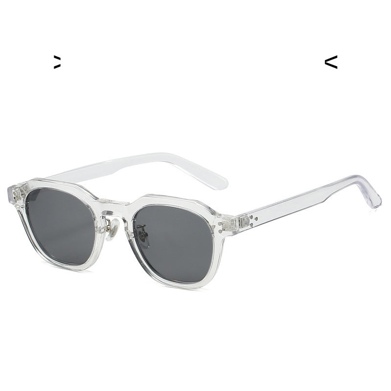 Keyhole Bridge Square Frame Sunglasses - C11
