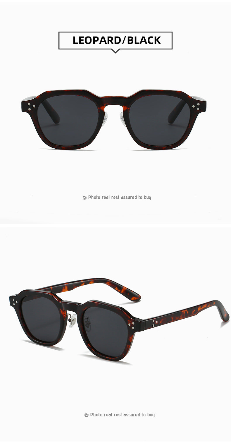 Keyhole Bridge Square Frame Sunglasses - view 1