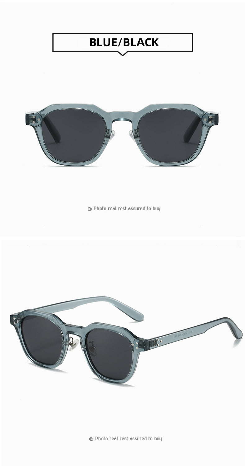 Keyhole Bridge Square Frame Sunglasses - view 3