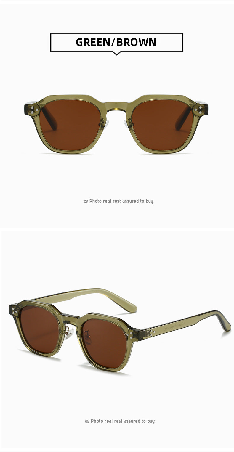 Keyhole Bridge Square Frame Sunglasses - view 4