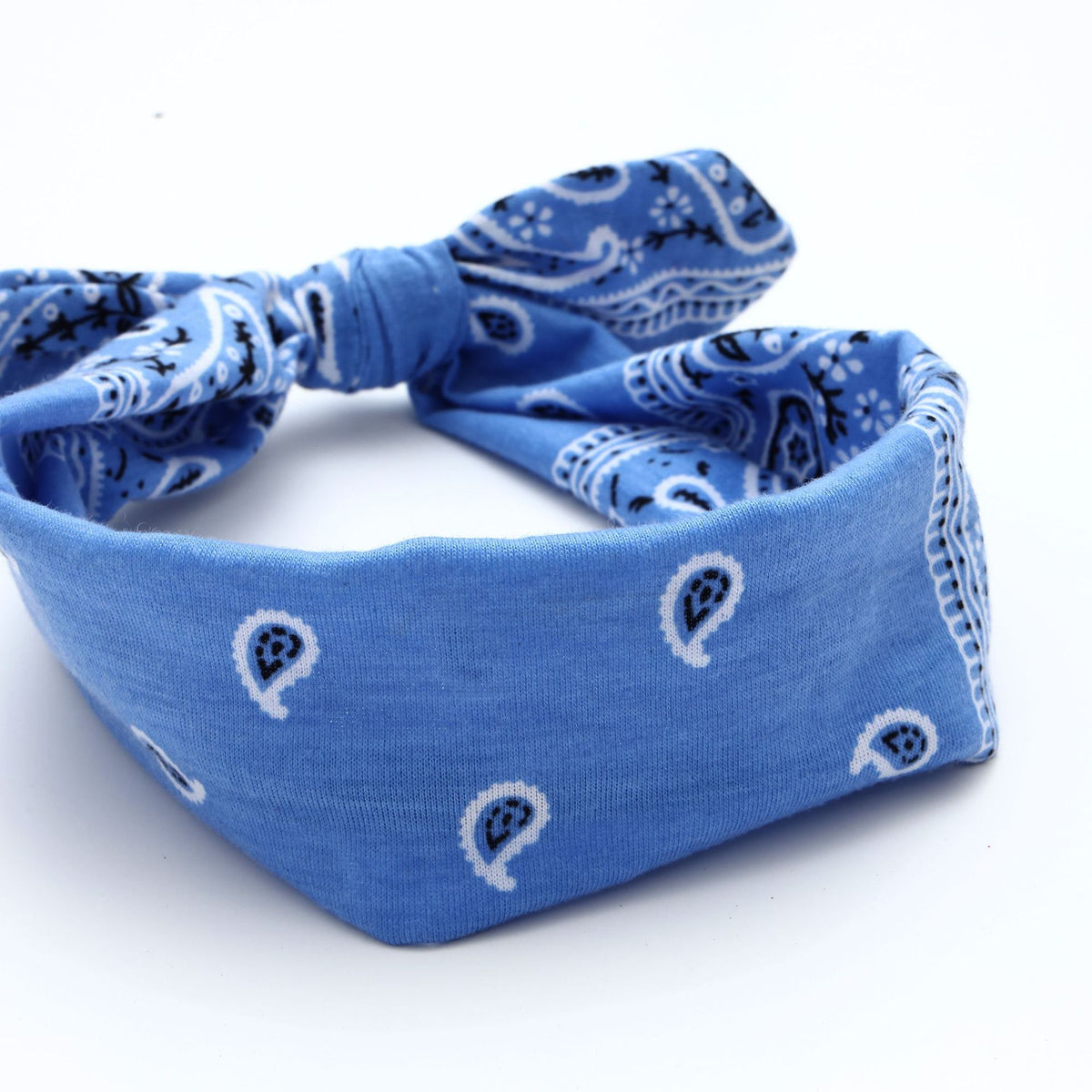 Paisley Bandana Knotted Bow Headband - view 2