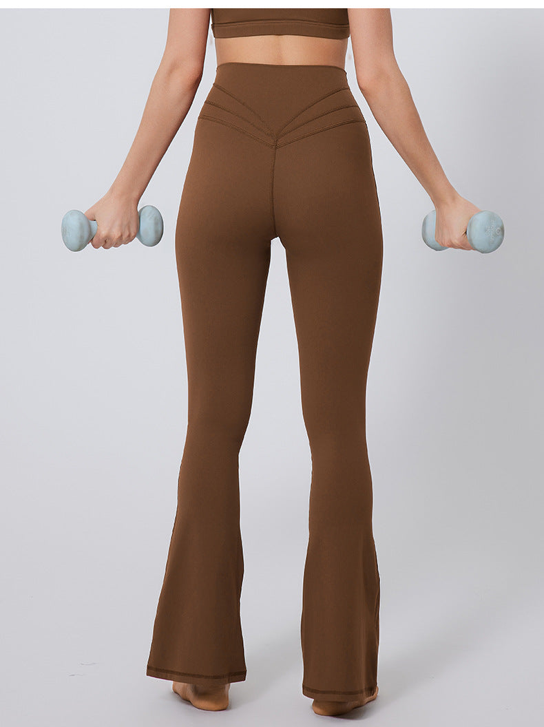 High Waist Flare Yoga Pants - view 1