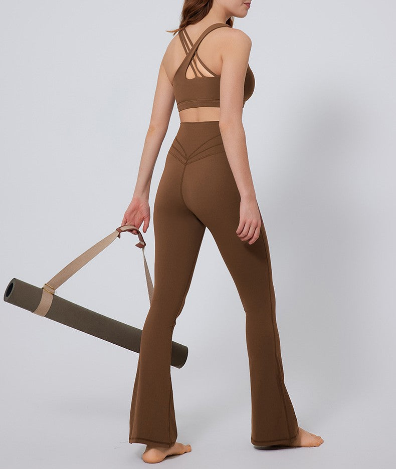 High Waist Flare Yoga Pants - view 3