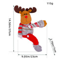 Plush Reindeer Santa Snowman Curtain Tieback Decor - Deer