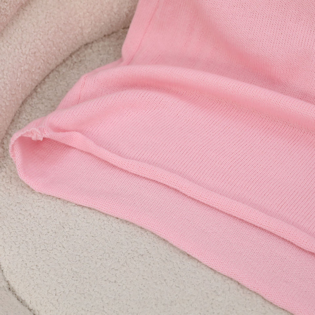 Whipstitch Trim Cap Sleeve Knit Top - view 3