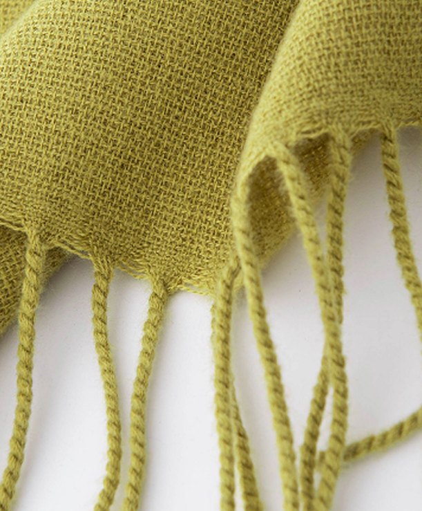 Soft Solid Tassel Blanket Scarf - view 4