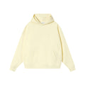 Cotton Blend Oversized Crewneck and Hooded Sweatshirt - H_Cream