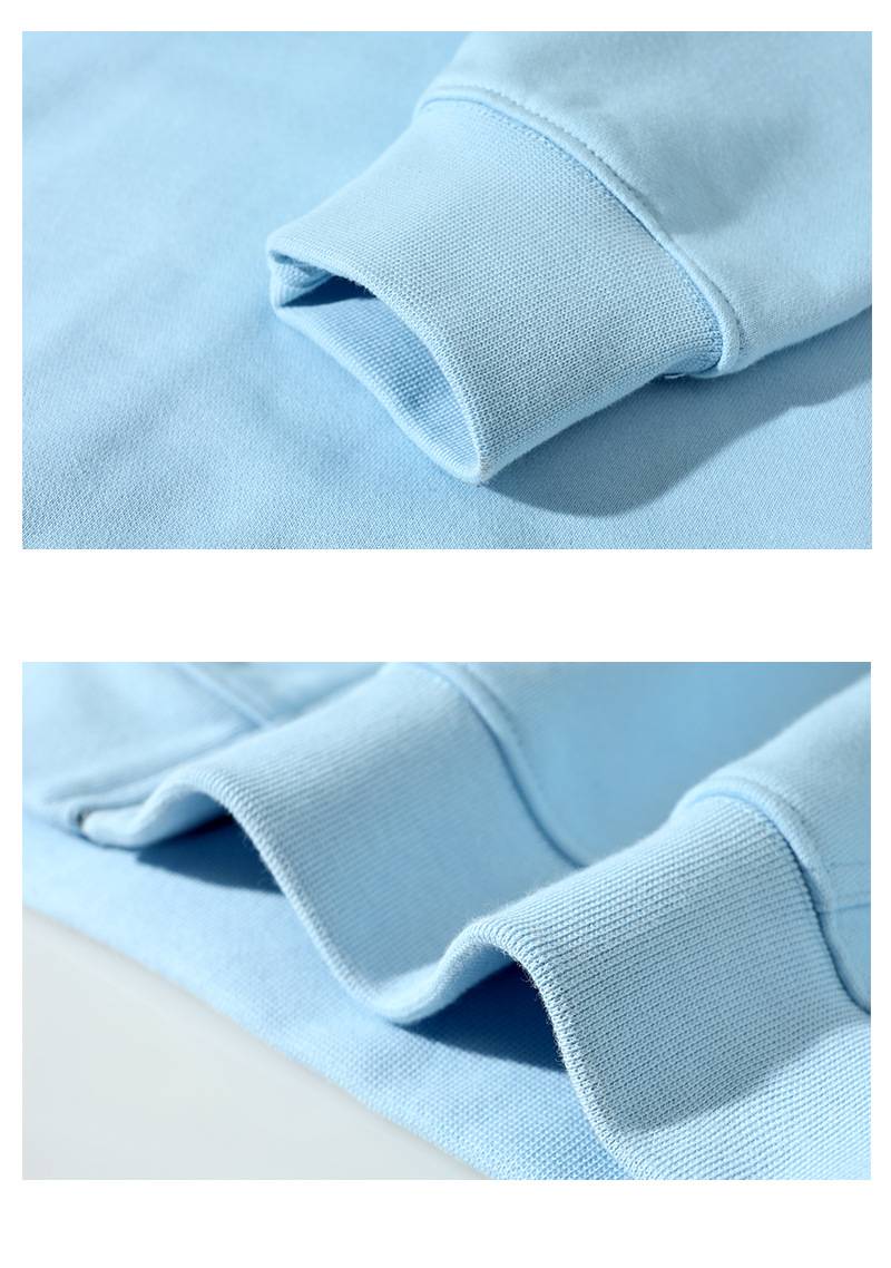 Cotton Blend Oversized Crewneck and Hooded Sweatshirt - view 10