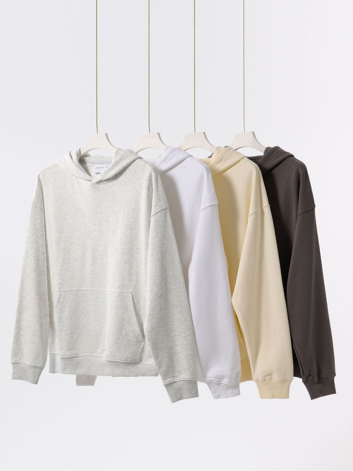 Cotton Blend Oversized Crewneck and Hooded Sweatshirt - view 13