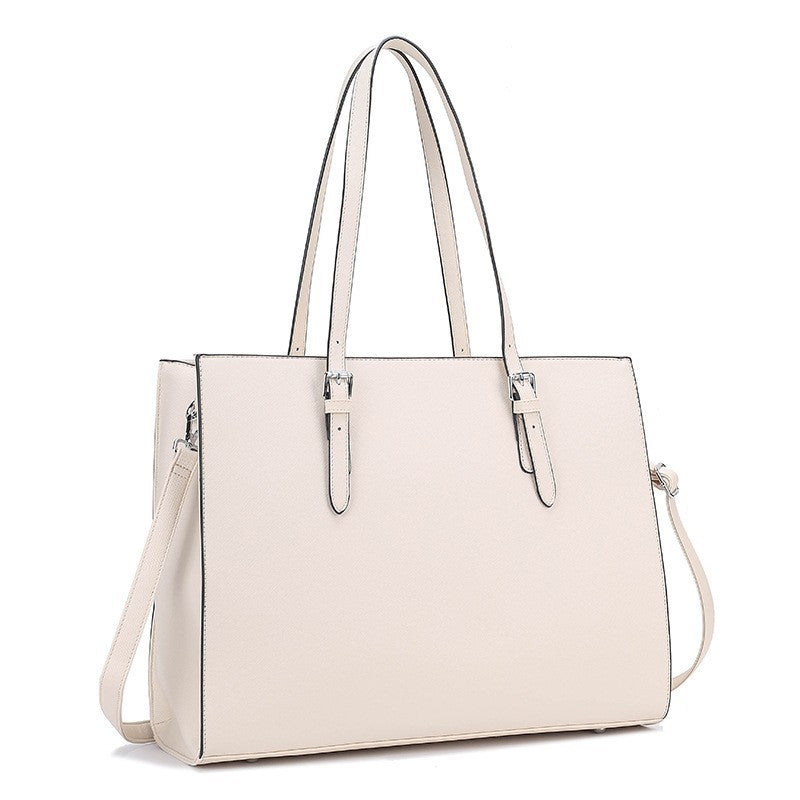 Structured Laptop Work Tote Bag