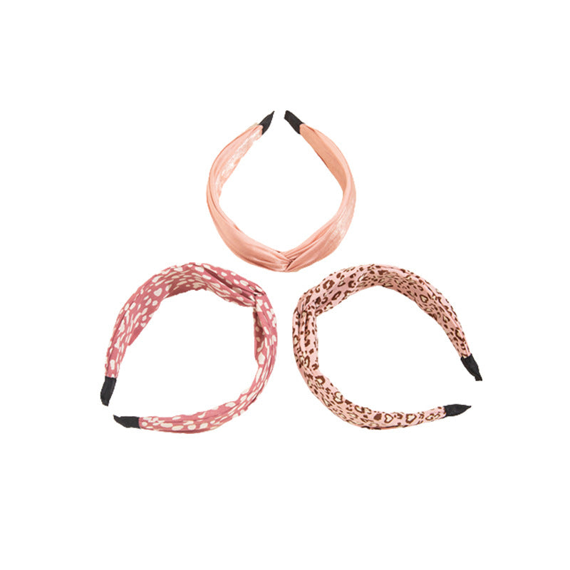 Spotted Satin Knot Headband - view 2