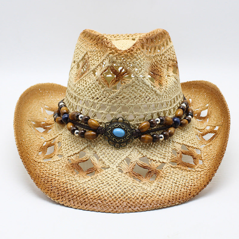 Beaded Cut Out Cowboy Hat