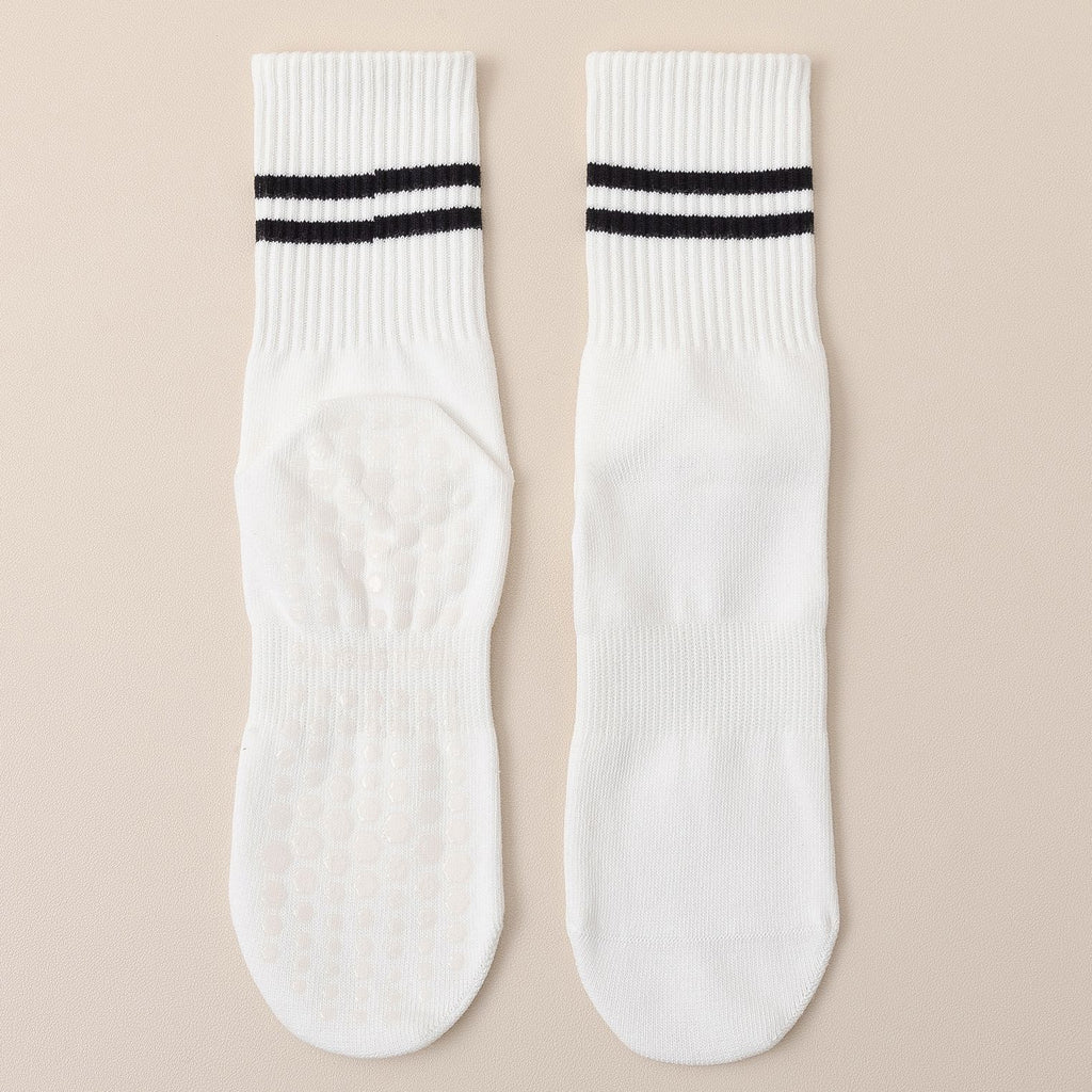 Non Slip Grip Yoga Socks - White
