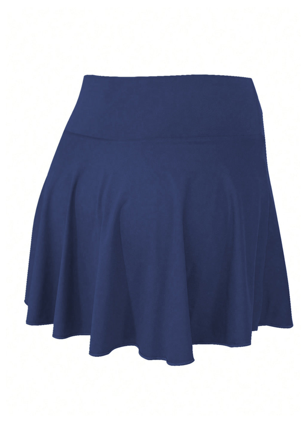 High Waist Tennis Skort With Phone Pocket - Navyblue - 5
