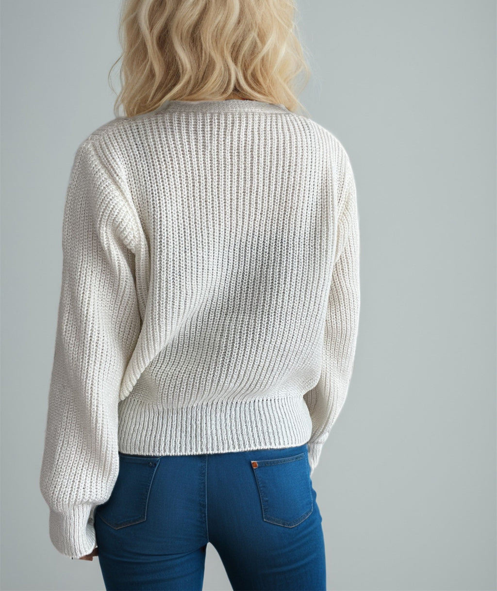 Blossom Applique Chunky Knit Cardigan - view 1