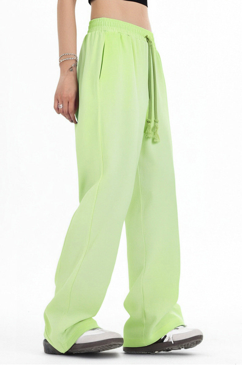 Ombre Wide Leg Drawstring Sweatpants - view 6