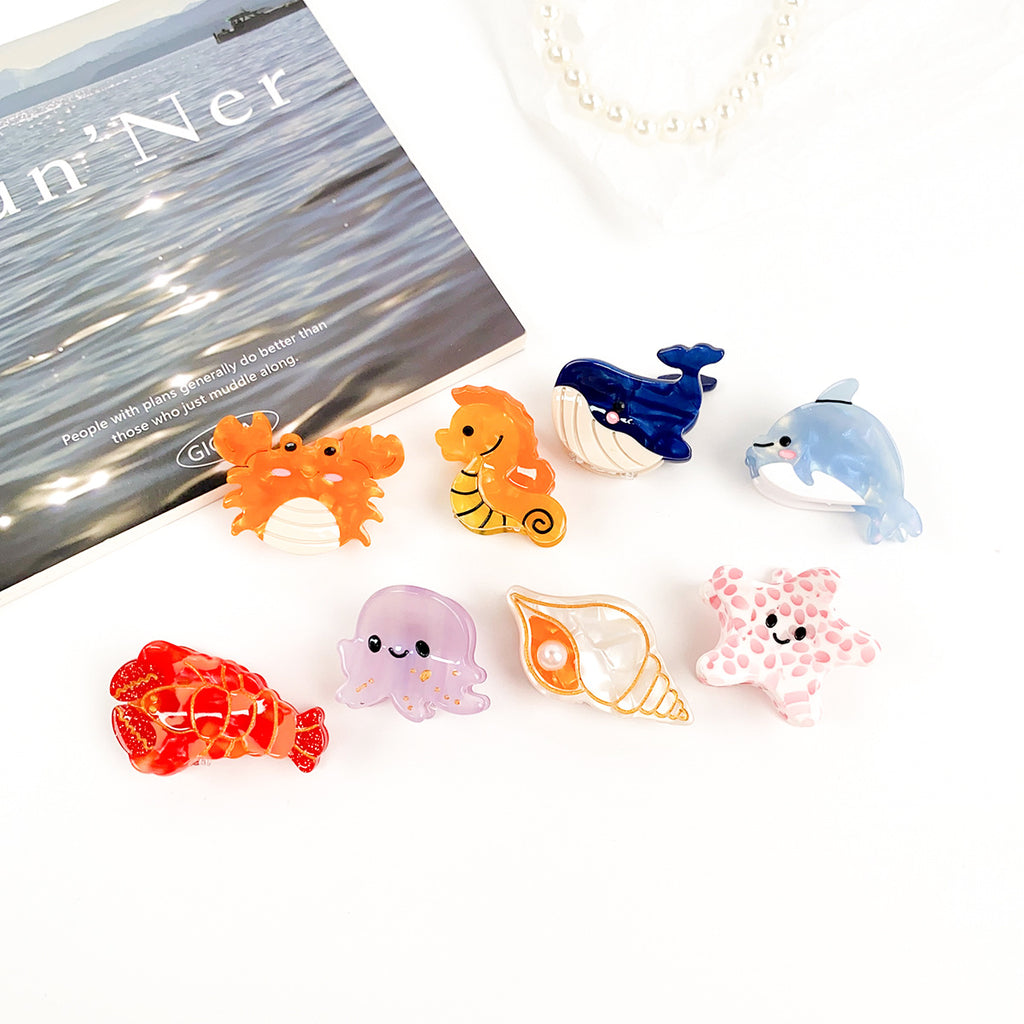 Sea Creature Mini Hair Claw Clip - view 1