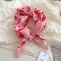 Vintage Ditsy Floral Bandana Neck Scarf - NO01