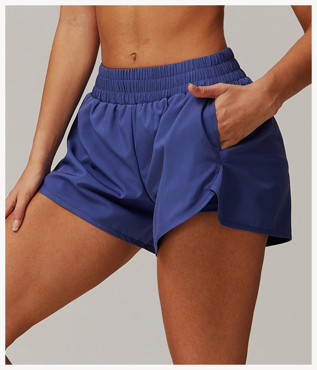 Quick Dry Lined Yoga Running Shorts - view 1