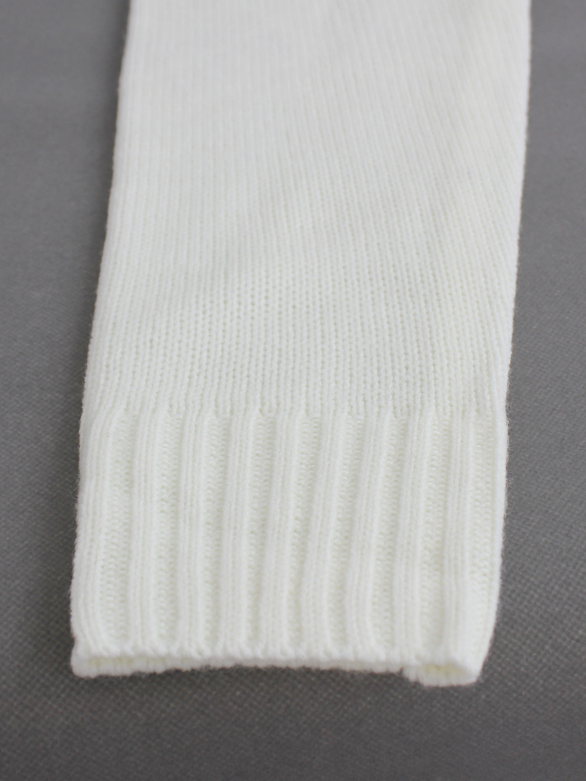 Stars And Stripes V Neck Knit Sweater - White - 3
