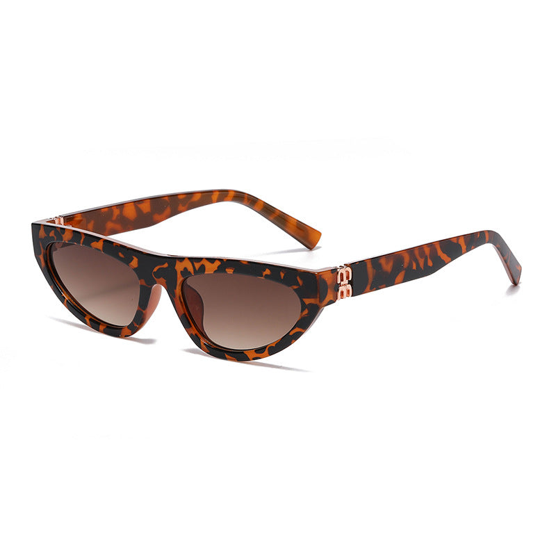 Small Frame Cat Eye Retro Sunglasses - Color_3