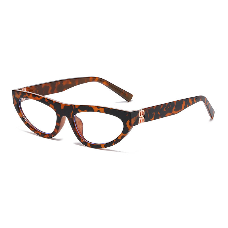 Small Frame Cat Eye Retro Sunglasses - Color_9