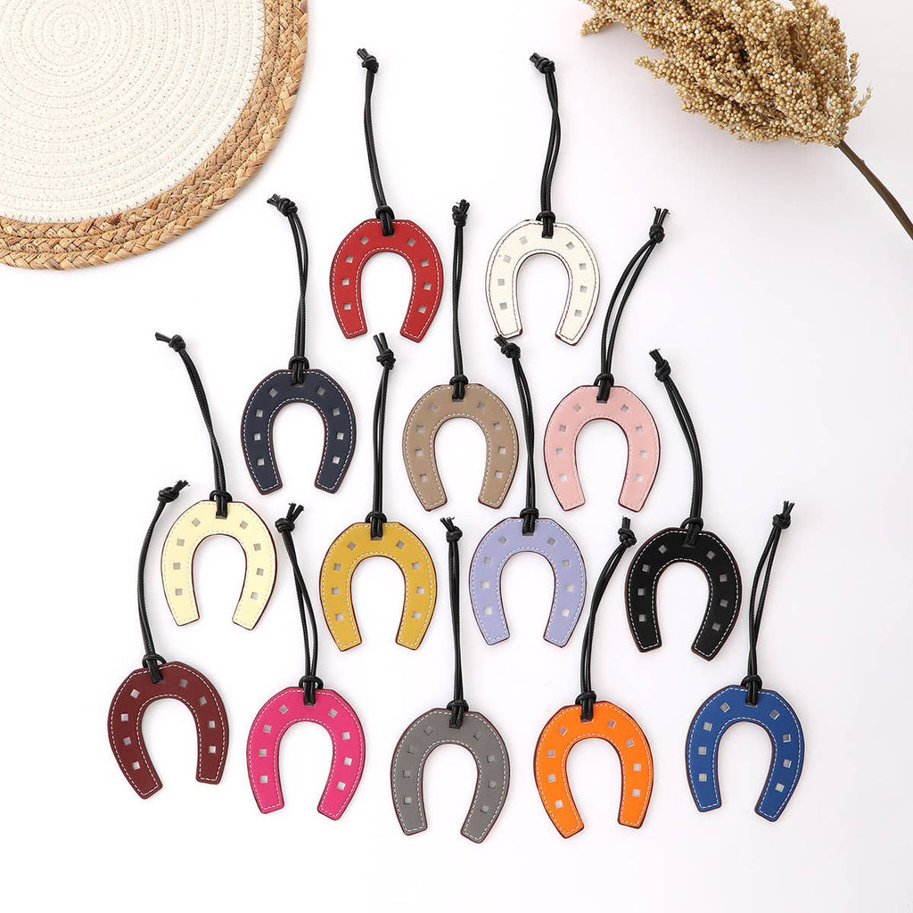 Horseshoe Bag Charm Keychain
