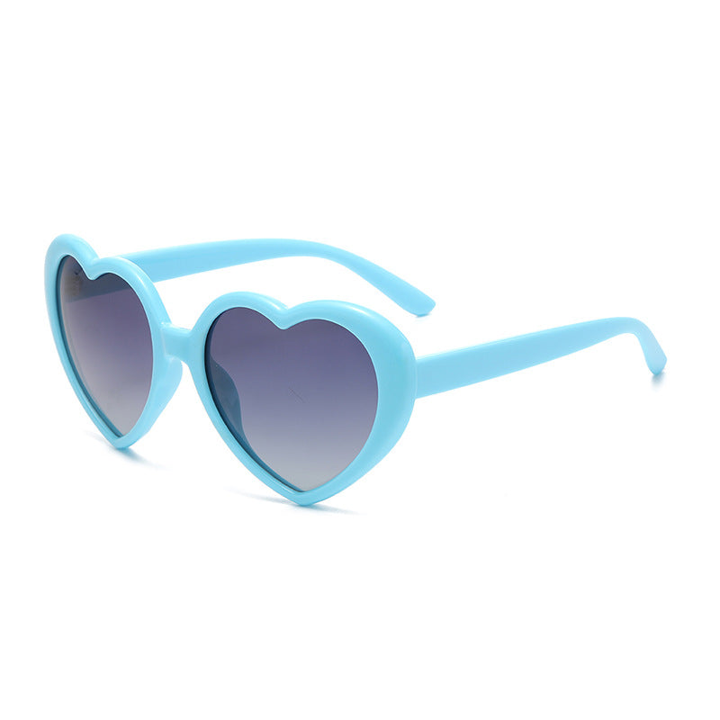 Retro Heart Shape Frame Sunglasses - C15