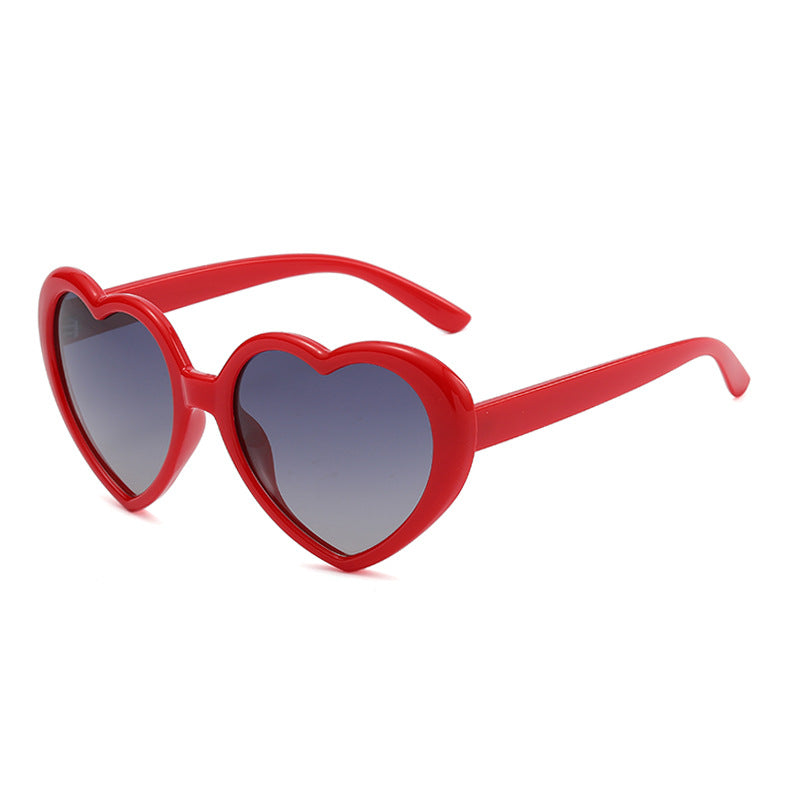 Retro Heart Shape Frame Sunglasses - C20