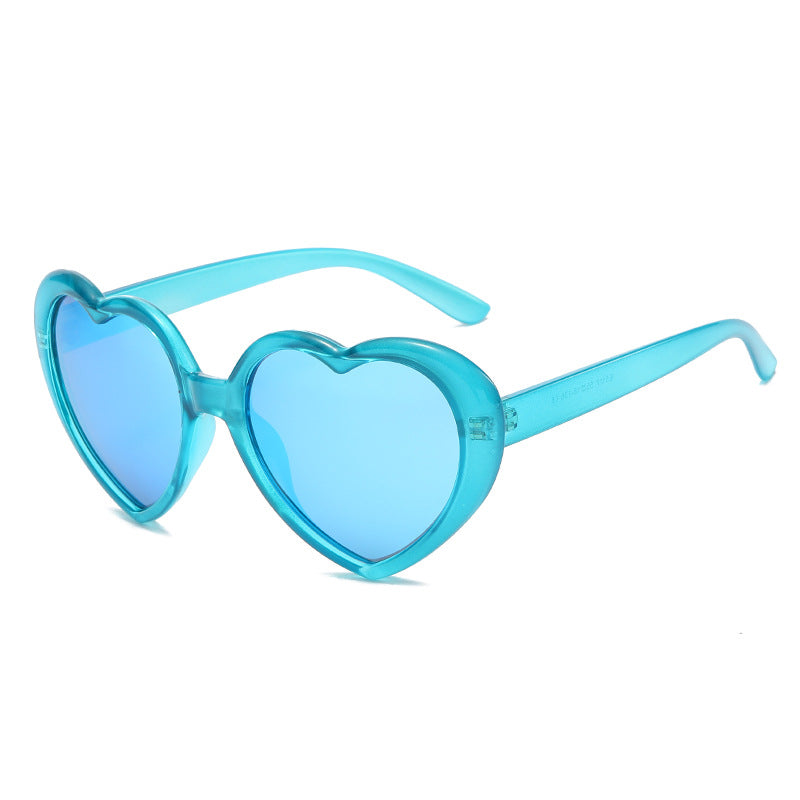 Retro Heart Shape Frame Sunglasses - C29