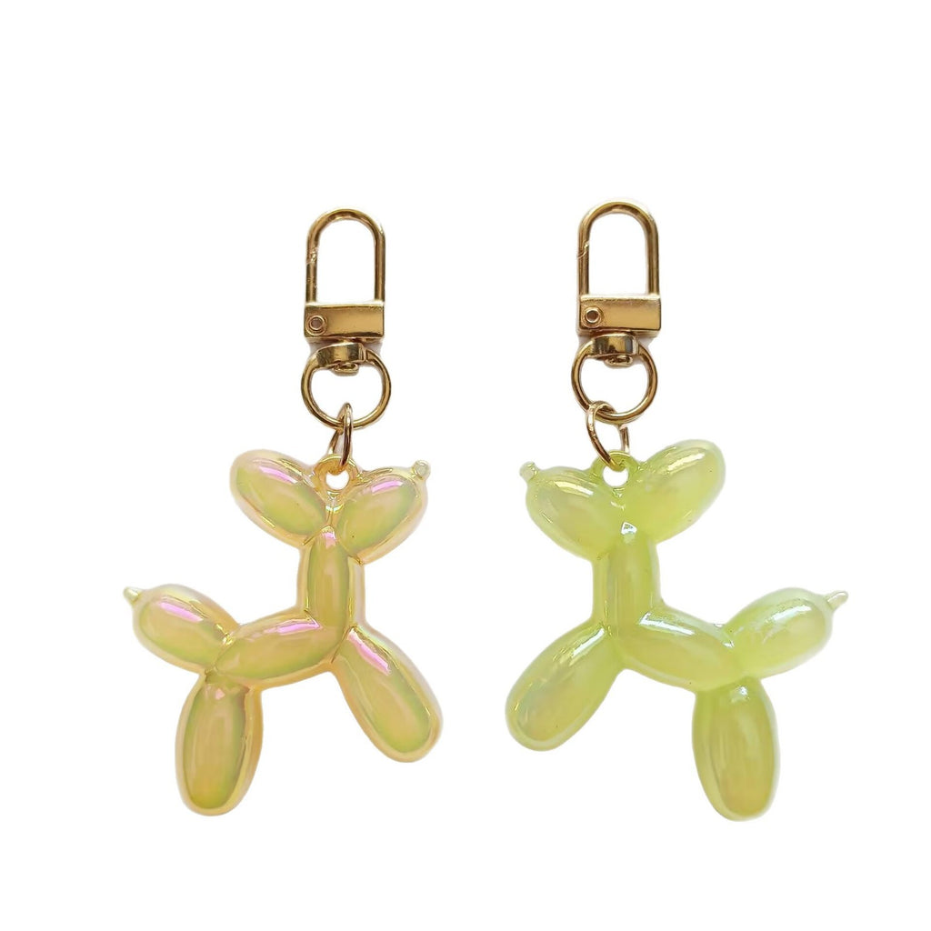 Jelly Balloon Dog Bag Charm Keychain - view 1