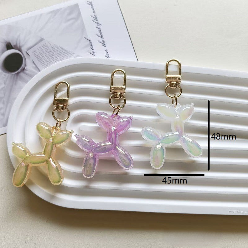 Jelly Balloon Dog Bag Charm Keychain - view 2