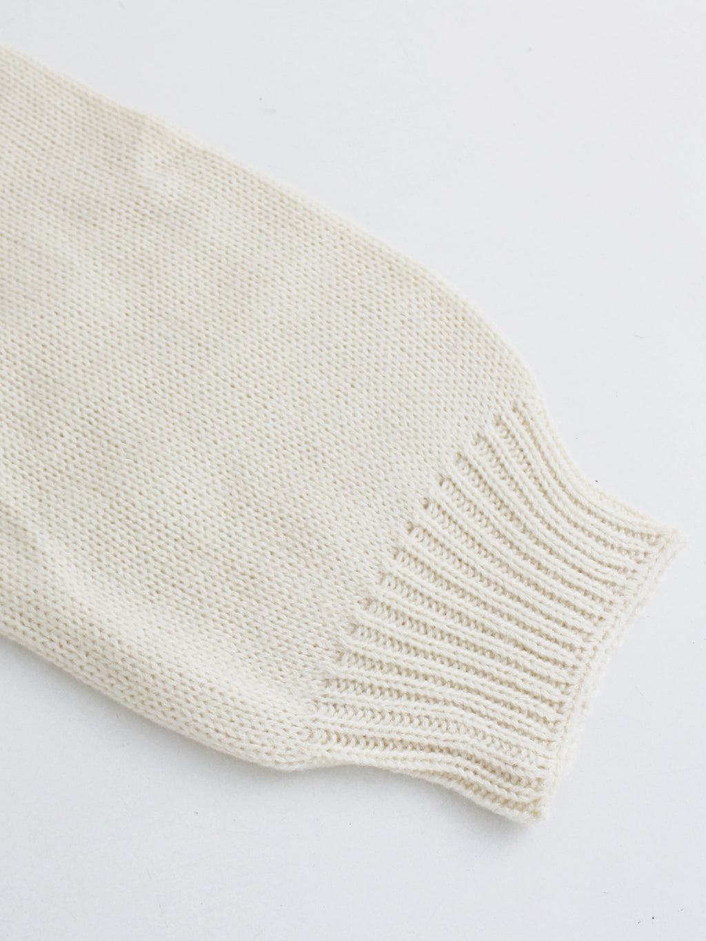Bear Applique Cropped Open Knit Cardigan - Beige - 2