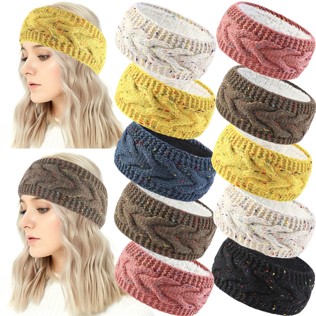 Cable Knit Fleece Lined Ear Warmer Headband - view 2