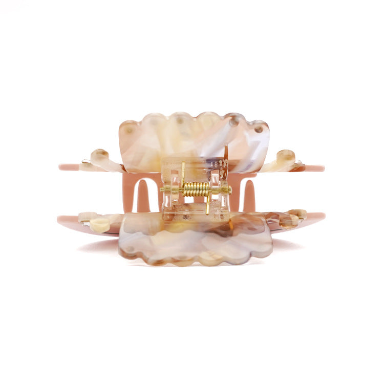 Lotus Flower Rhinestone Claw Clip - view 1