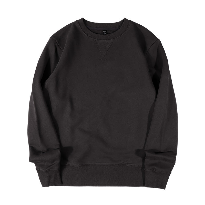 Oversized Cotton Crewneck Sweatshirt - Chocolate