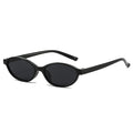 Small Oval Sunglasses With Slim Temples - Color_01