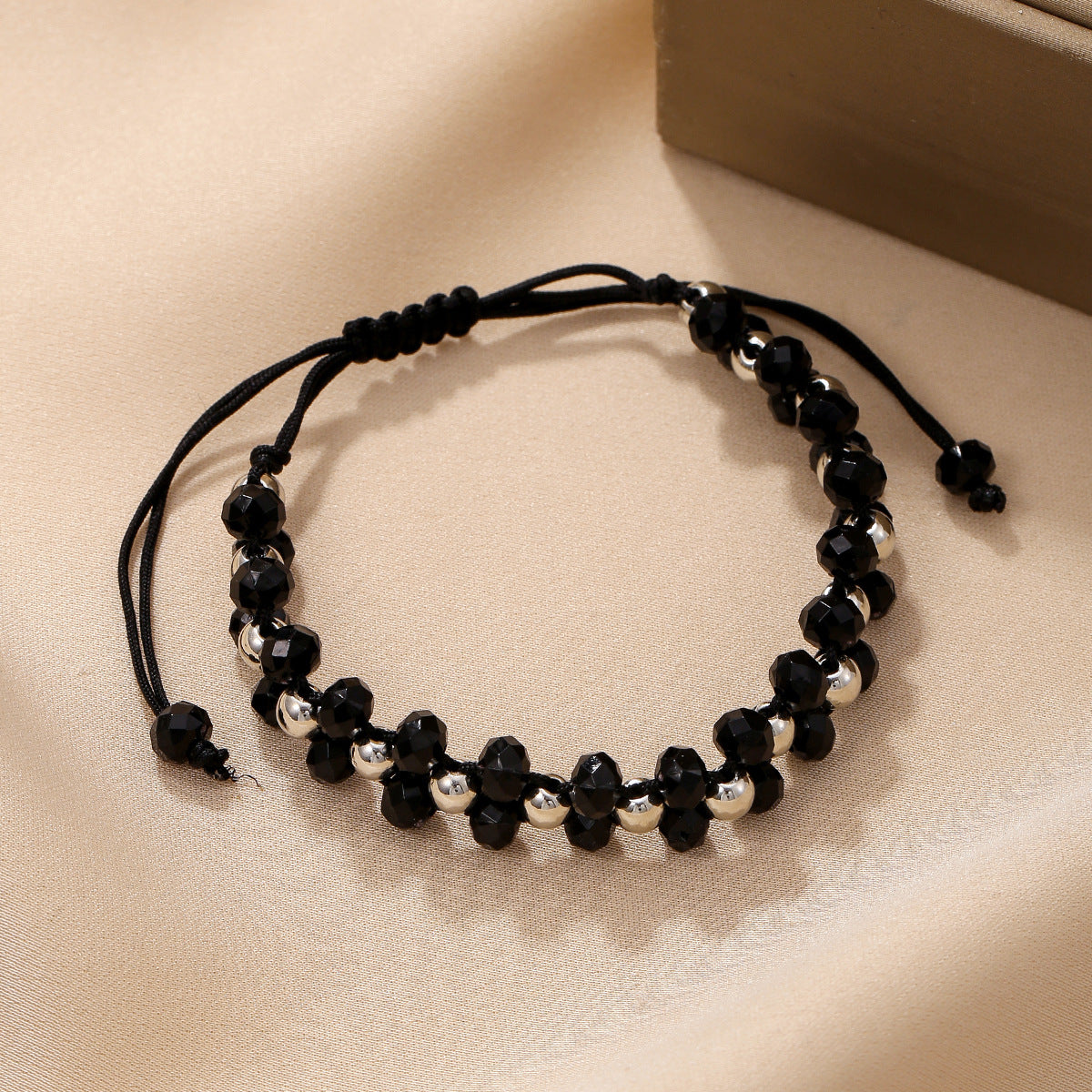 Handmade Beaded Adjustable Braided Bracelet - Color_1