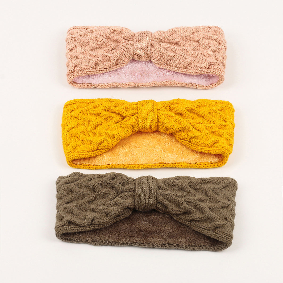 Chunky Cable Knit Bow Knot Headband - view 10