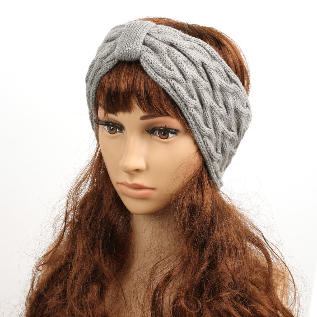 Chunky Cable Knit Bow Knot Headband - view 16