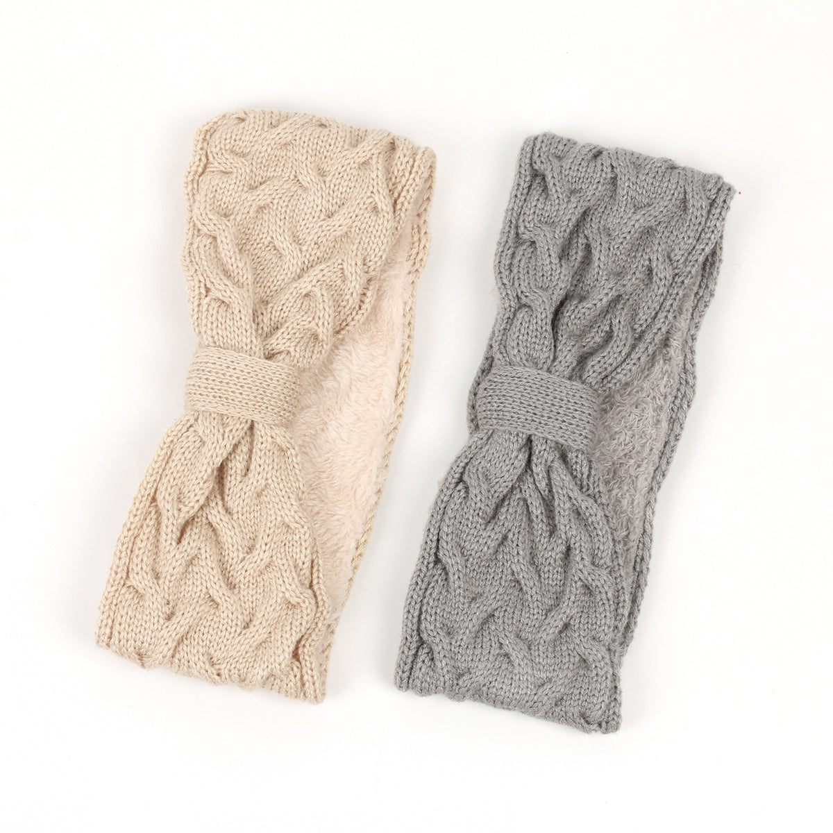 Chunky Cable Knit Bow Knot Headband - view 3