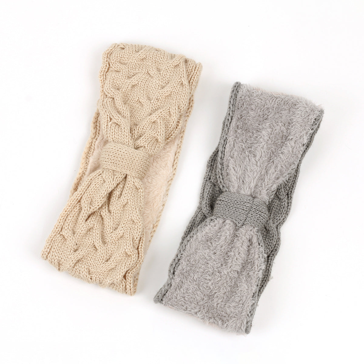 Chunky Cable Knit Bow Knot Headband - view 4