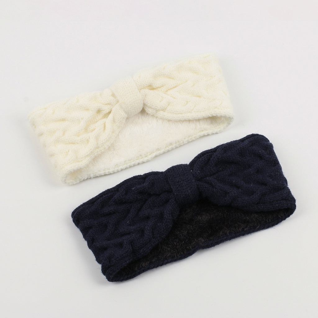 Chunky Cable Knit Bow Knot Headband - view 9