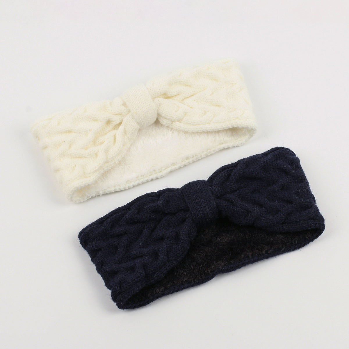 Chunky Cable Knit Bow Knot Headband - view 9